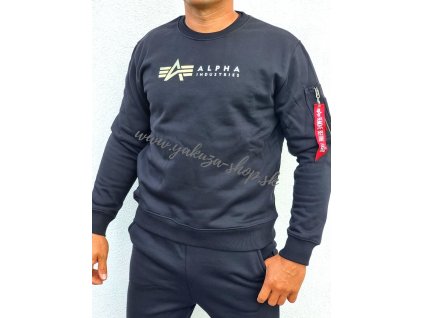 Alpha Industries LABEL Sweater black b
