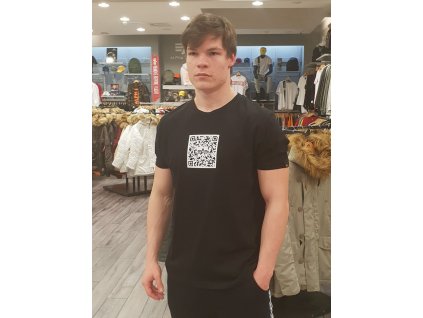 Alpha Industries QR CODE T tričko pánske black