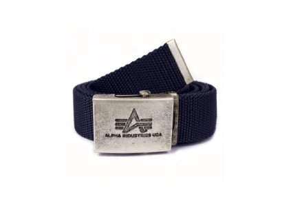 Alpha Industries Heavy Duty Belt 4 cm Rep Blue opasok