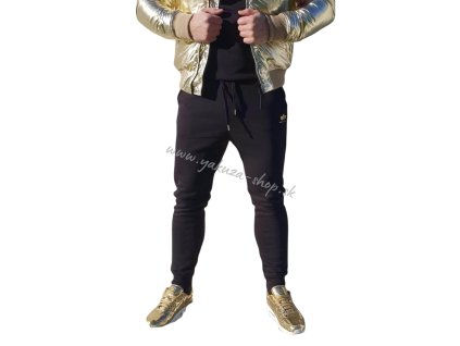 Alpha Industries Basic Jogger SLFoil print tepláky black gold