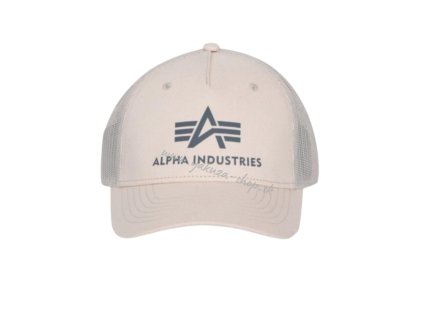 Alpha Industries Basic Trucker Cap šiltovka j.stream white