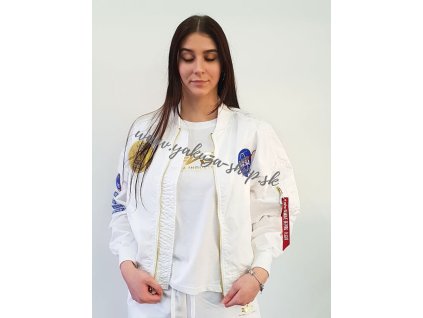 Alpha Industries dámska bunda MA 1 TT OS Voyager white