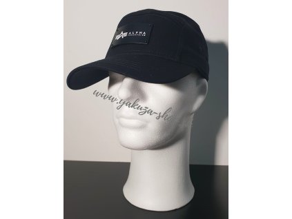 Alpha Industries 5 Panel Cap šiltovka black a