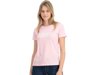 Alpha Industries New Basic T Wmn New Pastel Pink dámske tričko
