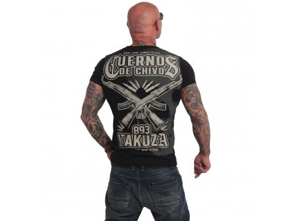 Yakuza CUERNOS DE CHIVO tričko pánske TSB 17082 black