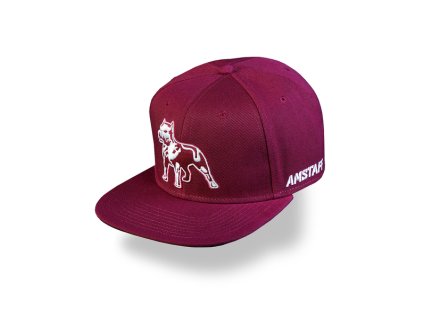Amstaff šiltovka TIMUS Snapback burgundy