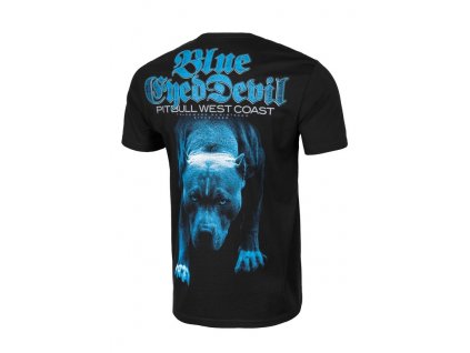 PitBull West Coast BLUE EYED DEVIL 21 black tričko pánske
