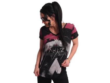 Yakuza SPACY V NECK dámske tričko GSB 17137 bunt