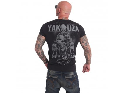Yakuza HEY SATAN tričko pánske TSB 17023 black