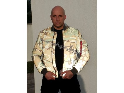 Alpha Industries MA 1 VF 59 Reflective woodl camo 59 bunda pánska
