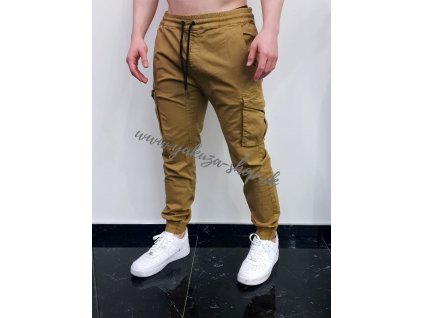 Alpha Industries COTTON TWILL JOGGER pánske nohavice khaki
