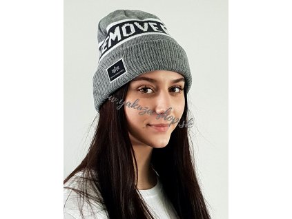 Alpha Industries RBF Beanie grey čiapka