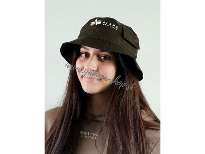 Alpha Industries UTILITY BUCKET HAT čiapka army green