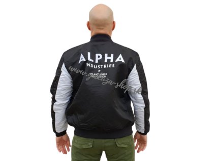 Alpha Industries MA 1 TT Custom bunda pánska black