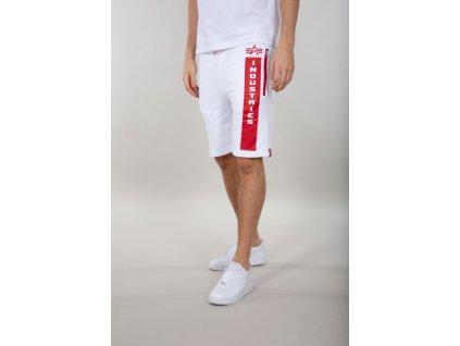 Alpha Industries šortky pánske DEFENSE SHORT white red