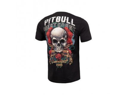 PitBull West Coast tričko pánske SANTA MUERTE black