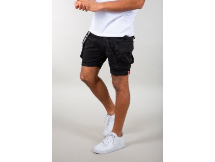 Alpha Industries Utility Short Black pánske šortky
