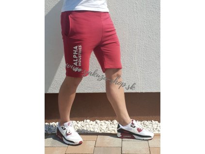 Alpha Industries šortky pánske BASIC SHORT AI RBF Red