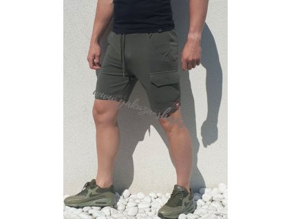 Alpha Industries Terry Short Dark Oive pánske šortky