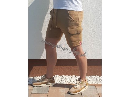 Alpha Industries Terry Short Khaki pánske šortky