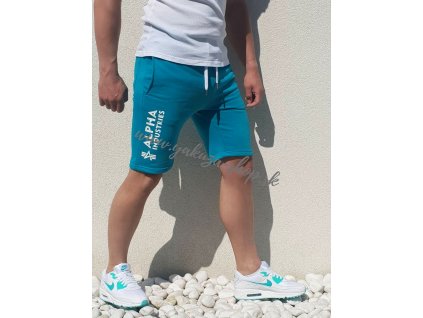 Alpha Industries šortky pánske BASIC SHORT AI RBF Blue Lagoon