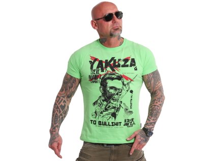 Yakuza STUPIDITY tričko pánske TSB 18048 summer green