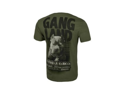 PitBull West Coast tričko pánske MUGSHOT olive