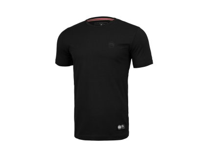PitBull West Coast SLIM FIT SMALL LOGO BLACK tričko pánske