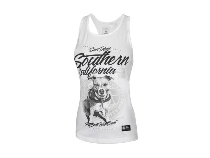 PitBull West Coast dámske tielko SO CAL 18 white