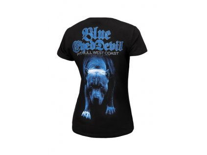 PitBull West Coast dámske tričko BLUE EYED DEVIL 21 black