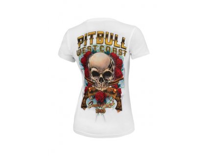 PitBull West Coast dámske tričko SANTA MUERTE white