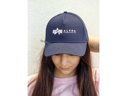 Alpha Industries ALPHA Cap šiltovka rep blue e
