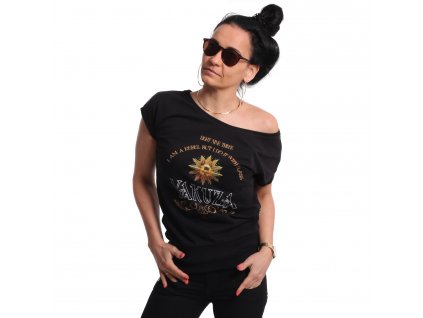 Yakuza REBEL WIDE Crew dámske tričko GSB 18139 black