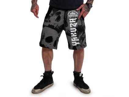 Yakuza šortky pánske MUERTE SKULL V2 SSB 18098 black