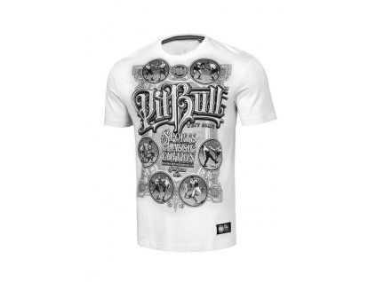 PitBull West Coast MULTISPORT white tričko pánske