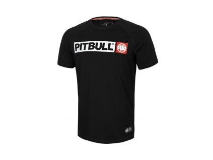 PitBull West Coast HILLTOP SPANDEX black tričko pánske
