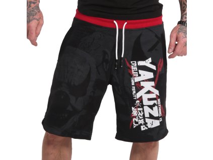 Yakuza šortky pánske PSYCHO CLOWN SSB 18015 black