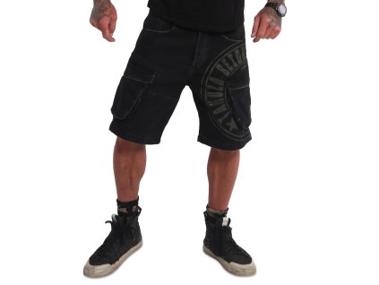 Yakuza cargo šortky INNER CIRCLE CARGO CSB 18024 black