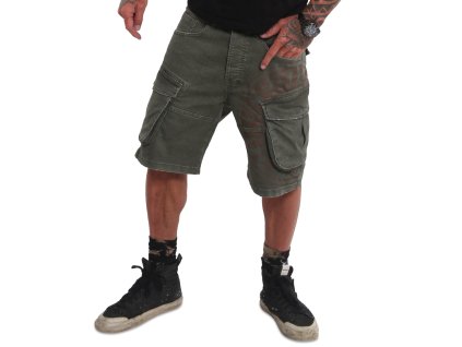 Yakuza cargo šortky INNER CIRCLE CARGO CSB 18024 burnt olive