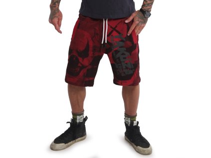 Yakuza šortky pánske PSYCHO CLOWN SSB 18015 chili peper