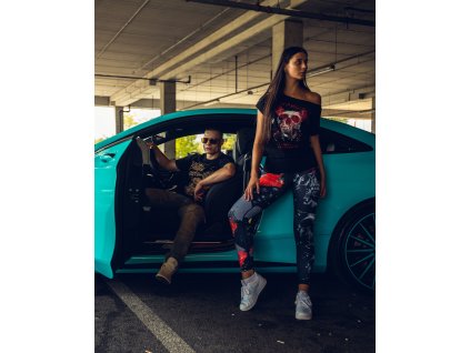 Yakuza BEAUTIFUL WIDE Crew dámske tričko GSB 18138 black d