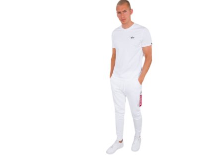 Alpha Industries BACKPRINT T white tričko pánske