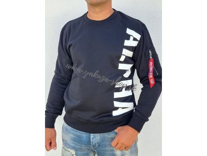 Alpha Industries SIDE PRINT Sweater black