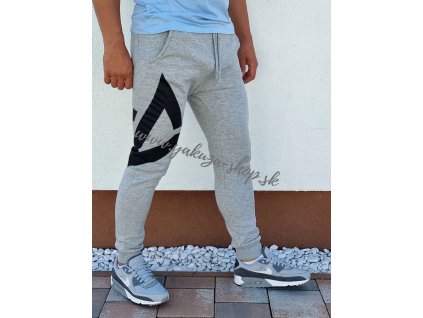 Alpha Industries SIDE LOGO pánske tepláky grey