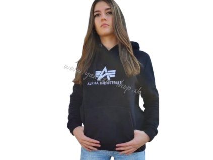 Alpha Industries Basi Polar Fleece Wmn dámska mikina black