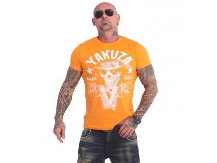 Yakuza RULES tričko pánske TSB 17025 bright marigold
