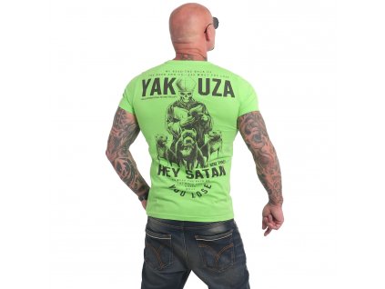 Yakuza HEY SATAN tričko pánske TSB 17023 jasmine green