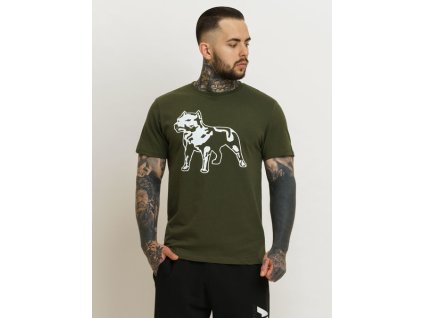 Amstaff tričko LOGO 2.0 olive