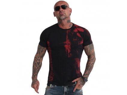 Yakuza WAITING DEATH V02 tričko pánske TSB 180107 black red