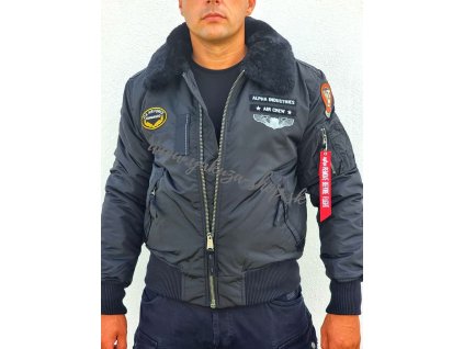 Alpha Industries INJECTOR III AIR FORCE zimná bunda black black